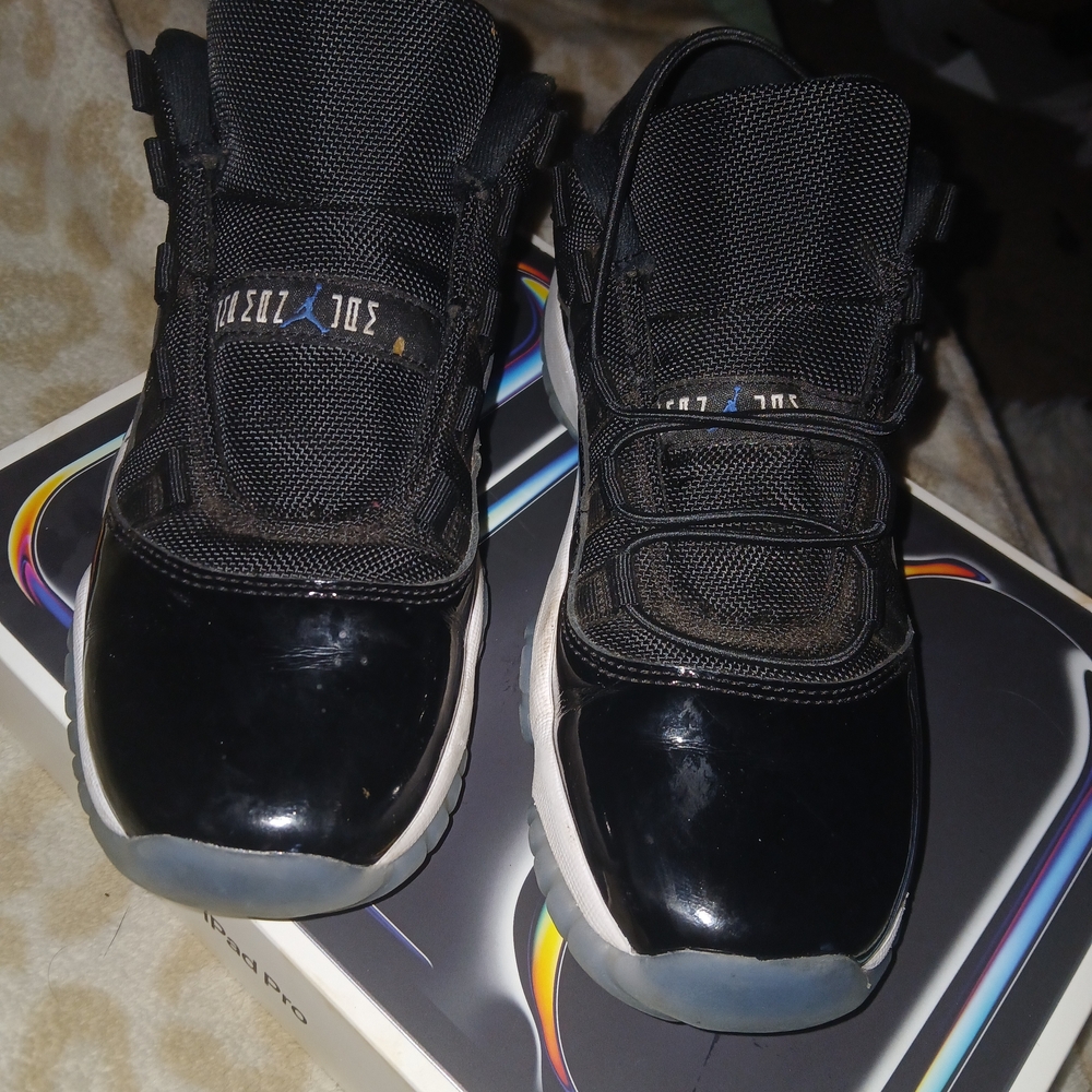 Jordan Kids Black and White Sneakers